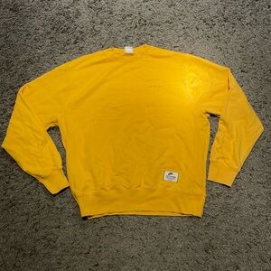 Yellow Nike crewneck